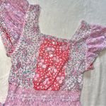 Love Shack Fancy  Stanton Mini Dress in Patchwork Floral Print size XS Photo 7