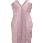 NWT The Girlcode Bandage V Neck Bodycon Midi Dress Lilac Mauve Women’s Size 6 Purple Photo 12