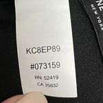 Kenneth Cole Black High Neck Bikini Top Gold Metal Button Detail Size Large Photo 9