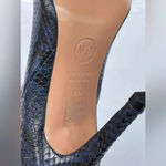 Veronica Beard  Wyn Snake-Embossed Leather Boots size 6.5 Photo 9