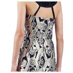 Lilly Pulitzer  Sydney Brocade Dress 2 Black Gold Silver Metallic Cocktail Party Photo 6