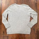 The Limited  grey knit sweater with rhinestone embellishment, size L Photo 6