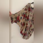 Audrey 3+1 Open Cardigan 3/4 Sleeve Sweater Women's Sz Small Photo 5