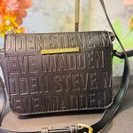 Steve Madden  - Crossbody Purse Black Leather Photo 2