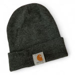 Carhartt Beanie Hat Knit Cap Warm Winter Cuffed Hat Gray Photo 0