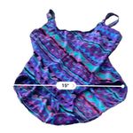 L.L.Bean RETRO Bold print one piece swimsuit Size 14/16 TALL Photo 11