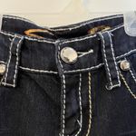 Seven 7 Boot Low rise Jeans Women's Sz‎ 28 Y2K Dark Wash Denim Embellished Bling Blue Photo 1