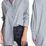 Free People  • Lakehouse Shirt Striped Size XS Tunic Button‎ Front Photo 10