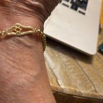 Elegant Gold Beaded Bracelet State of Israel David’s star 24k covered Photo 5