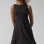 Athleta NWT  Santorini Thera Dress in Black Size L Photo 0