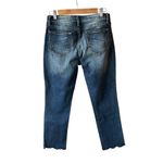 Driftwood Candace Scalloped Hem Skinny Jeans Sz 27 Photo 5
