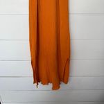 Evereve  Women’s XS Orange Gauze Halter Dress Photo 1