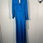 Strut and Bolt Blue Long Sleeve Pantsuit Size Small NWT Photo 1