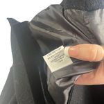 Anthropologie  Hazel Women's Size Large Black Wool Blend Double Breasted Pea Coat Photo 5