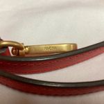 MCM NWOT shoulder/handbag/crossbody in Coral Red Saffiano Authenticated Photo 8