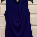 Worthington  Royal Blue Sleeveless Tank Top Photo 0