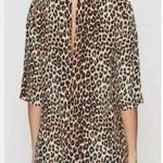 Equipment Aubrey Dress Silk Leopard Cheetah Relaxed Shift Dress Size Small Photo 1