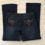 Salt Works medium‎ rise bootcut jeans Crusted Diamond Pockets Women’s Size 14 Blue Photo 2
