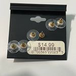 Taramanda Trio Earring Set Gold Studs‎ CZ Studs Gold Photo 6