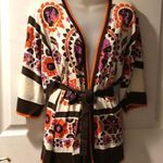 Escada SATC medallion Belted Kimono Cardigan 38 Photo 0
