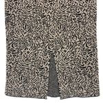 Sanctuary New  Animal Jacquard Knit Pull On Pencil Skirt Taupe Black Photo 12