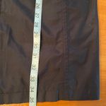 Lands' End Women's Navy Blue Long Zipper Button Gingham Lined Trench Coat Small Photo 7