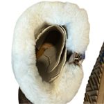 Birkenstock Stirling Shearling Lined Leather Boots Bronze Tan 36 5–5.5 Photo 4