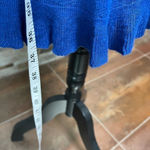 Belldini NWT cobalt blue asymmetrical knit dress w rhinestones and ruffles Sz XL Photo 7