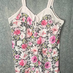 Oscar de la Renta pink label‎ floral satin nightgown dress pink Size XL Photo 0