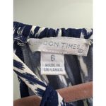 London Times Blue and White Patterned Maxi Dress Patterned Size 6 Wedding Guest Shower Boho Photo 3