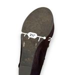 Shi by Journeys Black Lace Up Wedge Faux Suede Booties Sz 5 Photo 11