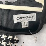 Shelby & Palmer  Dress Womens 6 Black Paisley Houndstooth Party Work‎ Casual Photo 2