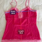 Hanky Panky Vintage Pink Lace Mesh Camisole Top Brand New Hard Find Made in USA Photo 8