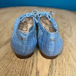 Sam Edelman New!  Marcie Ballet Flat Woven Raffia Blue Women’s Size 9.5 Photo 2