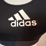 Adidas  Women's Black and White Sports Bra Photo 2