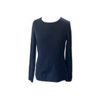 Lands' End Women's Navy blue Crew Neck Sweater size XS Extra Small Photo 9