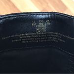 DKNY Caira Black Gold Vegan Suede Knee High Boot Buckle Chunky Heel Size 6 New Photo 9