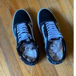 Vans Old Skool Low Top Black Trippy Grin Floral Canvas Suede USM 10 USW 11.5 S Photo 5