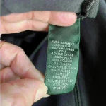 Ralph Lauren Lauren  Active Full Zip Jacket Black with Green Trim Size Large Photo 10