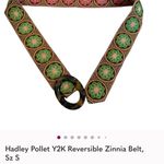 Hadley Pollet Y2K Reversible Zinnia Belt, Sz S Pink Photo 5