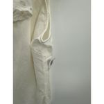 Old Navy  Womens Top OneShoulder Ruffle Trim Size XL Cream Cotton Linen Summer Photo 7