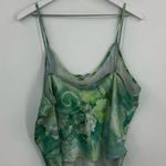 American Vintage Vintage Y2K Fairycore Green Floral Tank Top Size 1XL Plus Size Early 2000s Photo 5