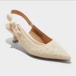 A New Day Women's Milan Pearl Slingback Heels -
Ivory 7 Photo 0
