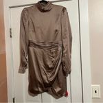 CINQ A SEPT • NANCY DRESS • METALLIC Purple Size 8 Photo 5