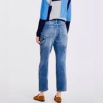 Tribal Jeans Audrey MidRise Girlfriend Carpenter Ankle Jeans size 8 Blue Photo 9