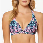 Jessica Simpson New. floral support bikini top. Photo 0