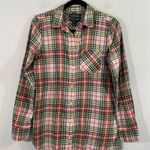 J.Crew Always Women Multicolor Tartan Plaid Flannel Classic Boy Shirt Sz 2 NWT Photo 0
