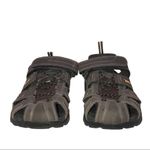 Teva Forebay Closed Toe Brown Utility Hiking Sport Faux Leather Sandals Photo 5