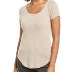 Chaser Anthropologie  Wheat Crisscross Back Tee - Size XS Photo 0