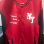 Classic Red & Black Varsity/Baseball Jacket and pants combined Size XXL Photo 5